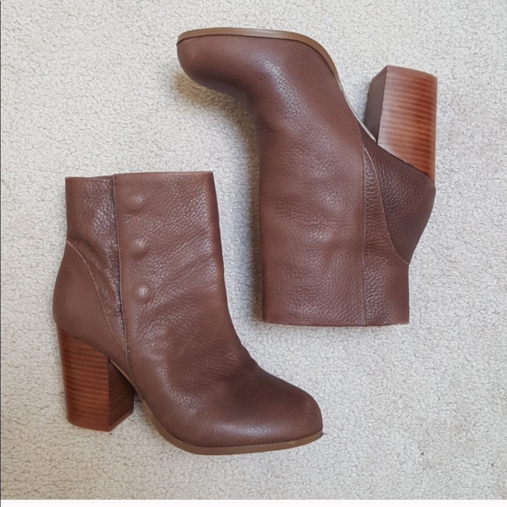 Sole Society block heel booties